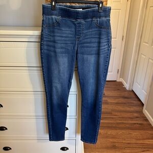 Old Navy Rockstar Jeggings Women’s 14 Blue Pull-On Stretch Denim Skinny Jeans